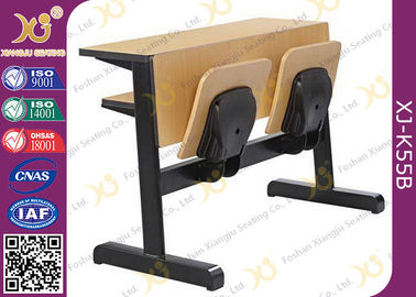 China Muebles plegables de la sala de clase de la universidad del tubo de acero oval/tabla de madera de la sala de clase proveedor