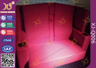 China Ergonómicamente asiento de lujo del cine del sofá del cine de 2 asientos para los amantes proveedor