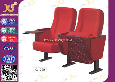 China Sillas del auditorio de la espuma/pies moldeados del hierro del asiento del teatro del auditorio para la audiencia XJ-229 proveedor