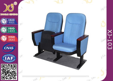 China Sillas cómodas del auditorio de la conferencia, silla plegable de la sala de conferencias con la tableta de la escritura proveedor