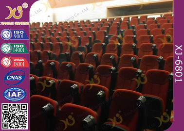 China Prueba impermeable plegable sin ruido de la mancha de las sillas del asiento del teatro de la parte posterior de primavera proveedor