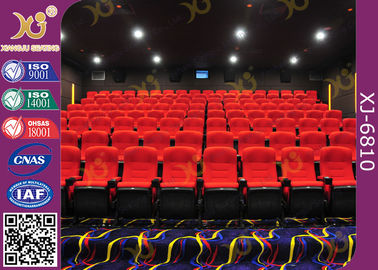 China El teatro plegable reservado ignífugo asienta la pierna del hierro de las sillas con espuma de la PU proveedor