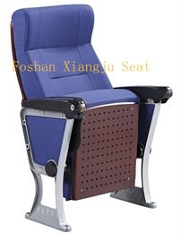 China Sillas plegables del auditorio del brazo del final de madera de la superficie con el cojín/la extremidad Seat ascendente del ABS proveedor