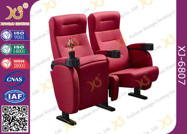 China Las sillas resistentes del teatro del cine de la tela plegable de los apoyabrazos apartan el Seatback proveedor