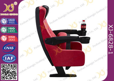 China Inclinar sillas del teatro del cine de la PU de los componentes plásticos de Seat con el tenedor de la bebida proveedor