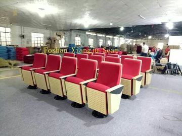 China El auditorio de madera de la iglesia del panel preside la dimensión de la silla 580m m de la sala de conferencias del cojín de escritura del ABS proveedor
