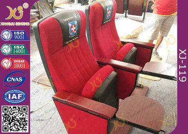 China Modifique las sillas de Pasillo para requisitos particulares de la iglesia con la suavidad rellenada y el logotipo cosido en resto trasero proveedor