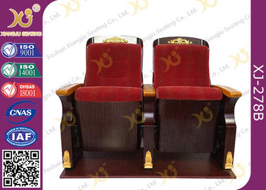 China Sillas comerciales ignífugas del asiento/de la sala de conciertos del teatro del auditorio de la tela proveedor