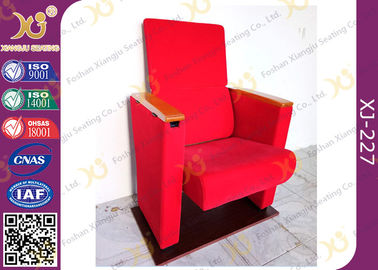 China Muebles rojos de la sala de estar del asiento del teatro de Pasillo del auditorio de la tela proveedor