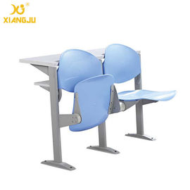 China Silla plegable fría plástica azul del marco de acero de Seat fijada para la sala de conferencias proveedor
