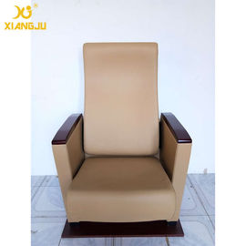 China Extremidad suave estándar de cuero real Seat ascendente de los apoyabrazos de la anchura de las sillas los 6.5MM del auditorio proveedor