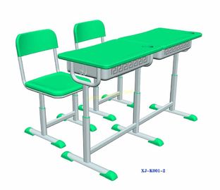 China Escritorio de la escuela de Seater y muebles dobles verdes de la sala de clase de la silla/de los niños proveedor