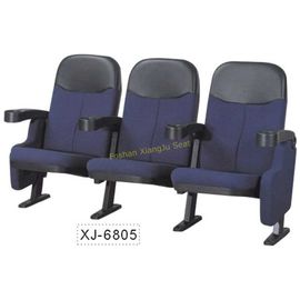 China Las sillas azules o rojas del teatro del cine, los apoyabrazos movibles de los PP pliegan sillas del auditorio de la tela proveedor