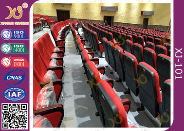 China Sillas del asiento del teatro de la tela de la resistencia de desgaste del apoyo lumbar con 5 años de garantía proveedor