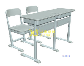 China Escritorio y silla de la escuela del doble K011-2 con 4 mecanismos del ajuste de la balanza proveedor