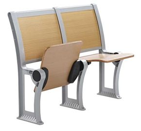 China Silla de la sala de reunión del metal de la madera contrachapada/escritorio de la escuela y sistema plegables de la silla proveedor