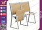 Escritorios atados asientos de la escuela de la sala de conferencias y muebles plegables de madera de la silla proveedor