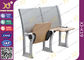 Pierna de acero del hierro del asiento de la madera contrachapada de los muebles de la sala de clase de la universidad/de la universidad proveedor