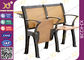Tablas y sillas de madera de la sala de clase de la universidad del marco de la aleación de aluminio del tablero proveedor