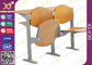 Muebles plegables de escritorio de la sala de clase de la universidad de la melamina, sillas del teatro de conferencia proveedor