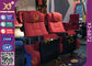Salón de los muebles del teatro del cine que se pliega encima de sillas con la primavera Seat proveedor
