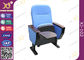 diseño simple que dobla sillas plásticas del auditorio con la tableta de la escritura en la parte posterior de la silla proveedor