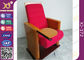 Sillas dobladas de madera del auditorio de los muebles rojos con el cojín de escritura OEM/ODM de 32 kilogramos proveedor