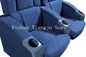 silla moldeada silla de acero de la sala de cine de la espuma del cine de la pierna de la dimensión de 600m m para el sitio del VIP proveedor