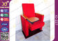 Muebles rojos de la sala de estar del asiento del teatro de Pasillo del auditorio de la tela proveedor