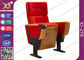 Las sillas rojas del asiento del teatro del estadio de la cubierta de tela con el tenedor de la bebida/doblaron asientos de la película proveedor