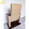 Extremidad suave estándar de cuero real Seat ascendente de los apoyabrazos de la anchura de las sillas los 6.5MM del auditorio proveedor