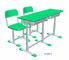 Escritorio de la escuela de Seater y muebles dobles verdes de la sala de clase de la silla/de los niños proveedor
