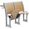 sillas plegables de madera de la madera contrachapada de la parte posterior del acero de 1.5m m con muebles de la sala de clase del cajón/de la escuela proveedor