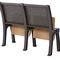 Los muebles de escuela revestidos de acero del estadio ruedan para arriba el asiento fijado silla del escritorio/del auditorio proveedor