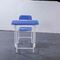 Fixed height HDPE Standard Middle School Metal Desk and Chair Set proveedor