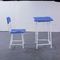 Fixed height HDPE Standard Middle School Metal Desk and Chair Set proveedor