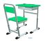 K019 escogen el escritorio dual y la silla modernos del estudiante fijados con el material del HDPE del surco proveedor