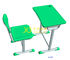 Sola tabla y silla duales del estudiante fijadas con el material del HDPE del surco proveedor