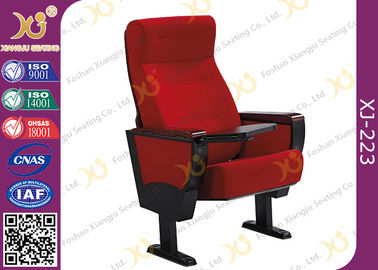China Manche las sillas rojas tapizadas llenas de la tela del terciopelo de la prueba para el estadio/el sitio de conferencia proveedor