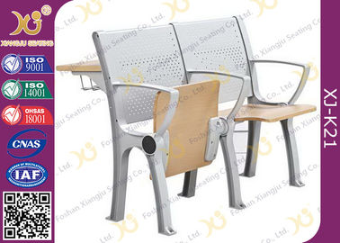 China Escritorio y silla de la escuela de Seat de plegamiento de la aleación de aluminio con el cojín de escritura proveedor