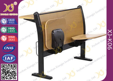 China Piso - escritorio y silla montados, sistema barato antiguo de la escuela del hierro del sistema de la silla de escritorio de la escuela proveedor