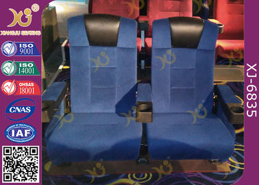 China Altas sillas pesadas traseras del asiento del cine de la primavera con el Cupholder plástico proveedor