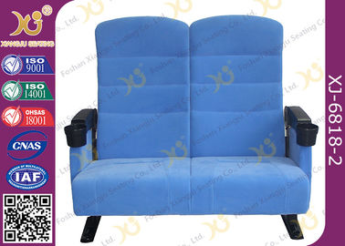 China Seat doble dos sillas del asiento del teatro del cine de Seater con la cubierta plástica para los pares proveedor