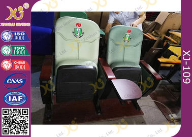 China Tela del amortiguador de asiento del teatro del auditorio de la universidad de Lagos Nigeria con el logotipo modificado para requisitos particulares proveedor