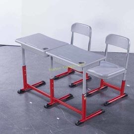 China Color modificado para requisitos particulares sistema doble material del escritorio y de la silla del metal durable del HDPE proveedor