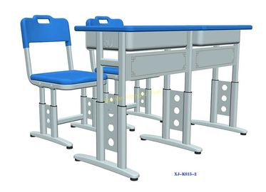 China Respetuoso del medio ambiente determinado ergonómico estándar del escritorio y de la silla de la escuela de Seat doble del estudio proveedor