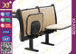 Escritorio y silla plegable de la escuela del tubo de acero oval, escritorios de la sala de clase y sillas proveedor