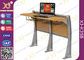 Asiento doblado de la sala de conferencias con el escritorio, sillas del sitio de conferencia de los muebles de escuela proveedor