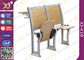 Los muebles de la sala de clase de la escuela/de la universidad de la madera contrachapada conectaron la tabla y la silla proveedor