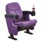 Asiento púrpura de lujo del cine del VIP de la parte posterior del centro con el soporte de vaso/la silla de Home Theater proveedor